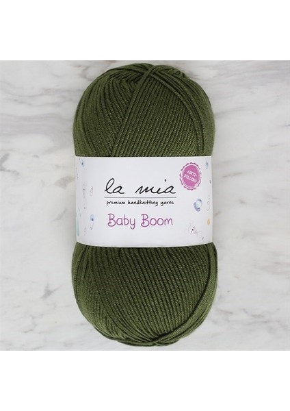 Baby Boom Asker Yeşili El Örgü İpi - 410 - 34458