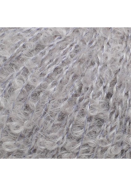 La Mia Alpaca Boucle 50 gr Gri El Örgü Ipi - L302 - 34385