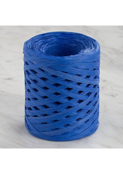 Natural Raffia 90 gr Saks Mavi Kağıt Ip -
