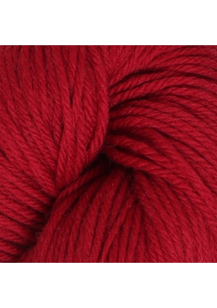 Natural Wool Koyu Kırmızı El Örgü İpi - L893 - 34395