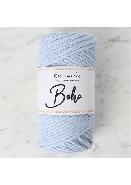 Boho Açık Mavi Büküm Makrome İpi - L069 - 33995