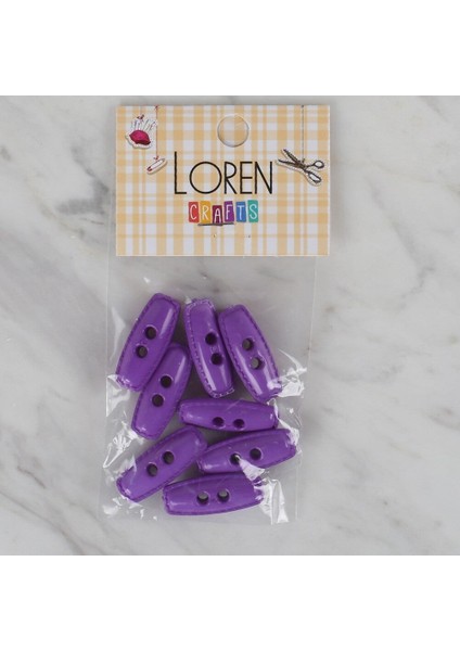 Crafts Mor 8 Li Çoban Düğmesi - 90