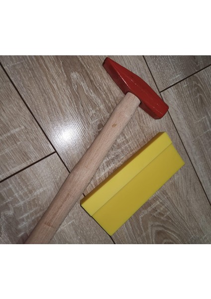 Laminant Parke Kestamid Döşeme Çakma Takozu 2CM*17CM ve 500GR Çekiç