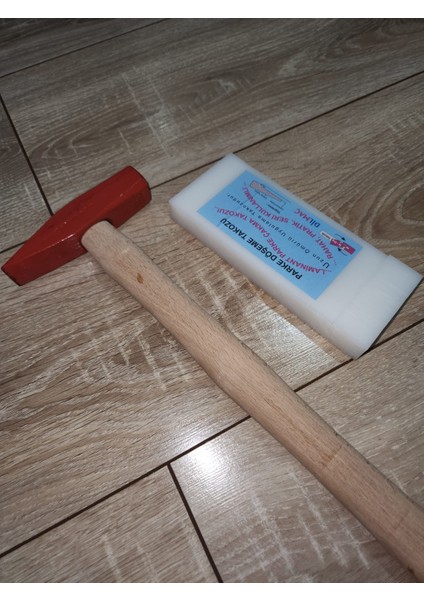 Laminant Parke Polyamid Döşeme Çakma Takozu 2CM*17CM ve 500GR Çekiç