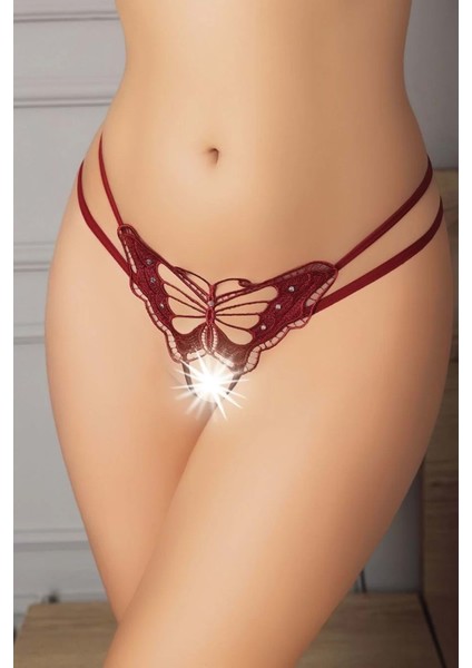 Hotflirt Nl 9174 Külot - Bordo - S-M