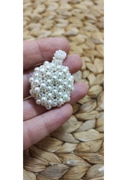 Inci Boncuk Işlemeli 3X3CM Ölçülerinde Cevşen / Maşallah / Gelin Aksesuarı / Kolye