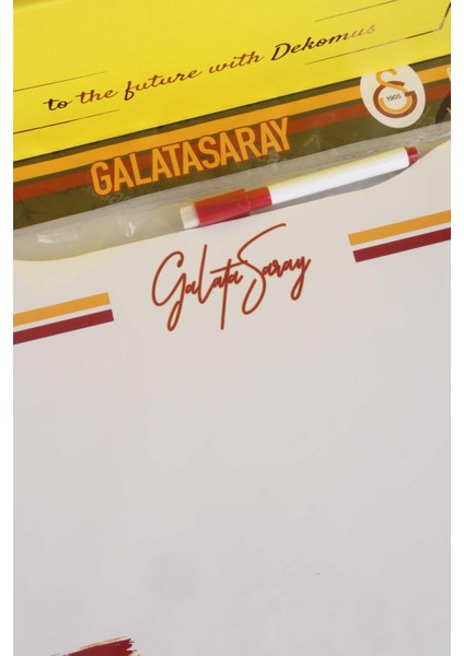 Dekomus Özel Kutulu Lisanslı Galatasaray Yazı Tahtası,oyun Hamuru ve Puzzle Hobi Eğlence Kırtasiye Seti