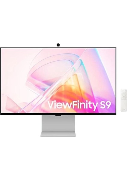 5K(5120 x 2880) Mat Yüksek Çözünürlük, 4k-Kameralı Akıllı Monitör 27"inç 68 cm Ekran (Mini-Dp) Premium Slim Tasarım-Bluetooth Tizen™ Akıllı Tv-Monitör+ Hareketli Askı Aparatı+ Kablosuz Klavye