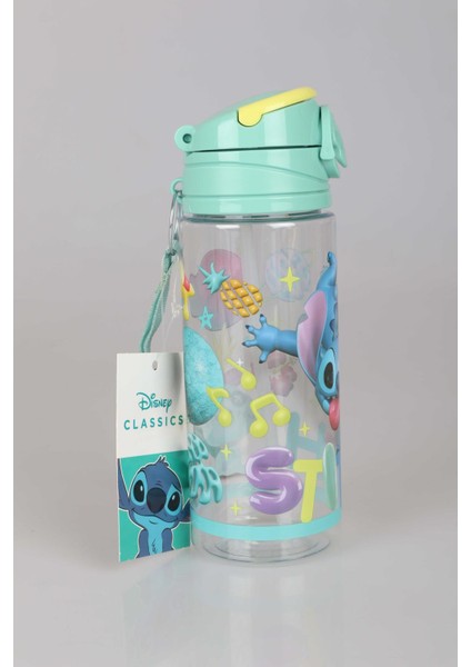 Lisanslı Stıtch 500 ml Matara ve 2 Katlı Beslenme Kabı Yemek Seti