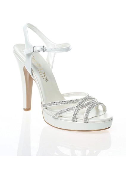 Kadın Taşlı Yüksek Topuklu Abiye Ayakkabı Sedef modelleri