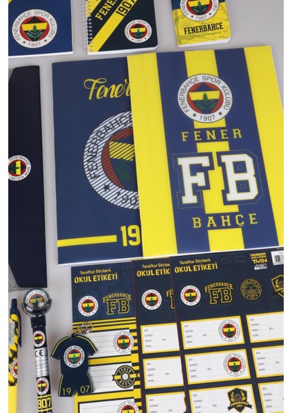 Lisanslı Fenerbahçe 17 Parça Premıum Kırtasiye Seti