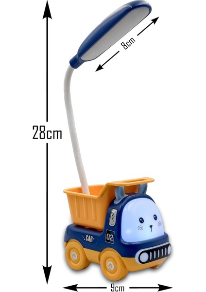 Masa Lambası Şarjlı Oyuncak Masa Lambası Kalemlikli Çocuk Masa Lambası Gece Lambası Çocuklar Için Gece Lambası