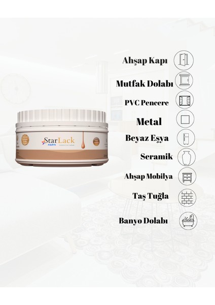 Aura 250 ml Hibrit Vernik