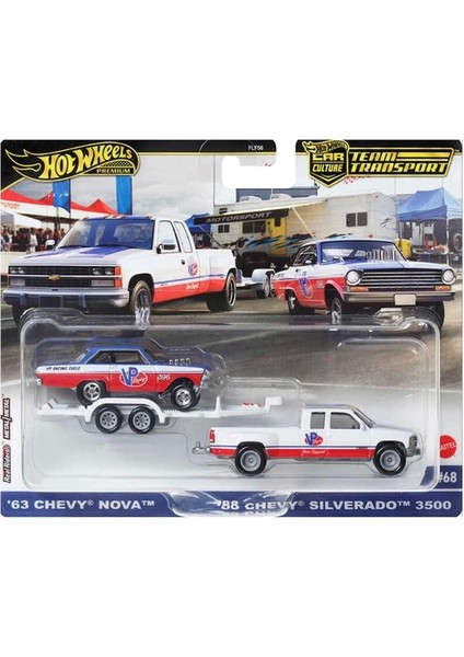 Hot Wheels Premium Car Culture Team Transport' 63 Chevy Nova