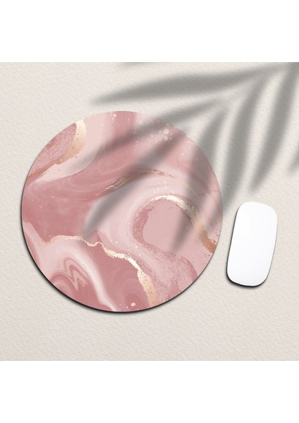 Mouse Pad - Pembe Mermer