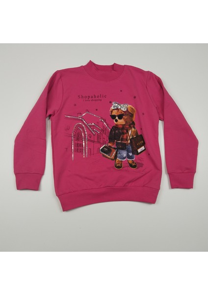 Kız Çocuk Desenli Sweat