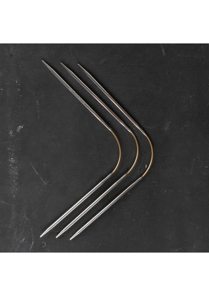 Crasytrio 3 Lü 5 mm 21 cm Misinalı Çorap Şişi