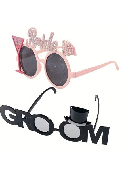 Bride Groom Gelin Damat Party Gözlüğü