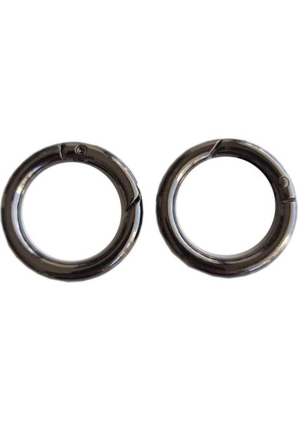 Çanta Aksesuar Ikili 2.5 cm Füme Yaylı Halka Örgü Çanta Için