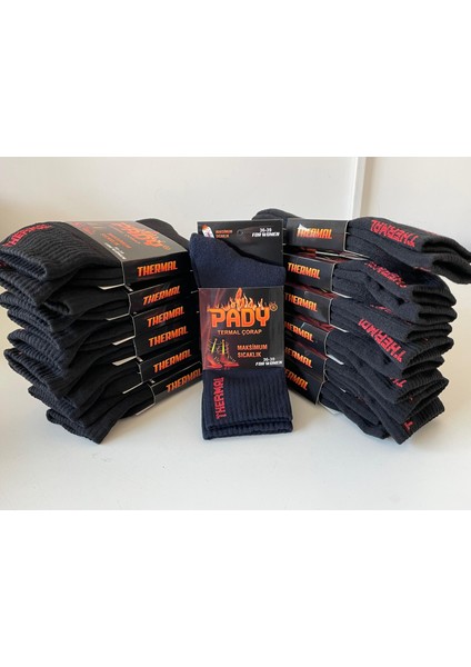 6 Adet " " Dikişsiz Burunlu Kadın Için Pady Içi Yün Termal Çorap - Ekstra Isı ve Rahatlık! modelleri