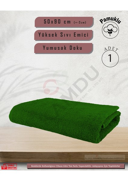 ( 1 Adet ) 50 x 90CM Pamuklu Havlu,berber Havlusu, Kuaför Havlusu, Sporcu Havlusu, El Yüz Havlusu
