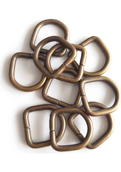 Çanta Aksesuar 10LU Antik Renk 2 cm D Halka