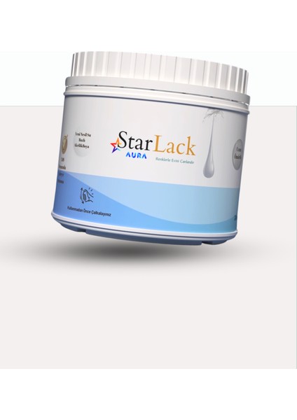 Aura 500 ml Saf Akrilik Su Bazlı Dönüşüm Boyası( TEZGAH-FAYANS-DOLAP-CAM-PLASTİK-AHŞAP-KAPI )