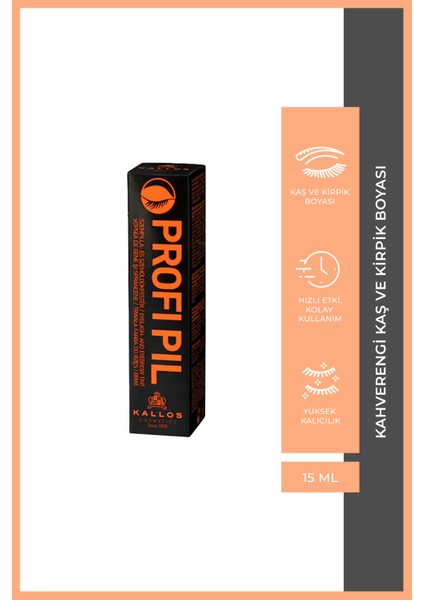 Profi Pil Kaş ve Kirpik Boyası 03 Kahverengi 15 ml
