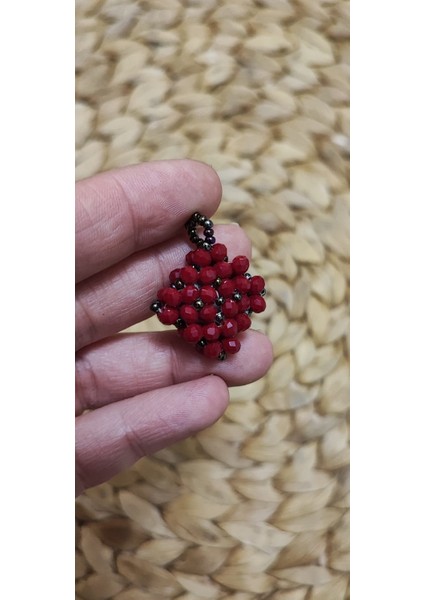 Kare Formunda Kristal Boncuk Işlemesi Cevşen - Kolye - Nazarlık
