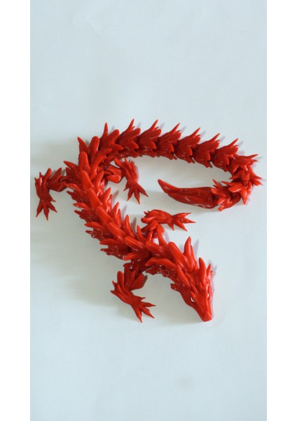 Eklemli Ejderha Kırmızı 48 cm