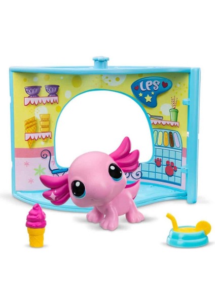 Sunman Littlest Pet Shop Minişler Figür Set Pet Nook G7#21 Aksolot 00593