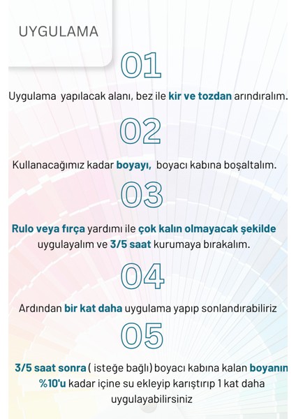 Aura 500 ml Saf Akrilik Su Bazlı Dönüşüm Boyası ( TEZGAH-FAYANS-DOLAP-CAM-PLASTİK-AHŞAP-KAPI )