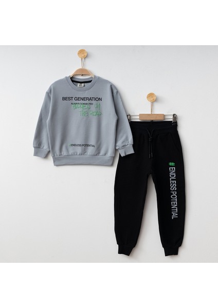 Erkek Çocuk Eşofman takımı gri New generation