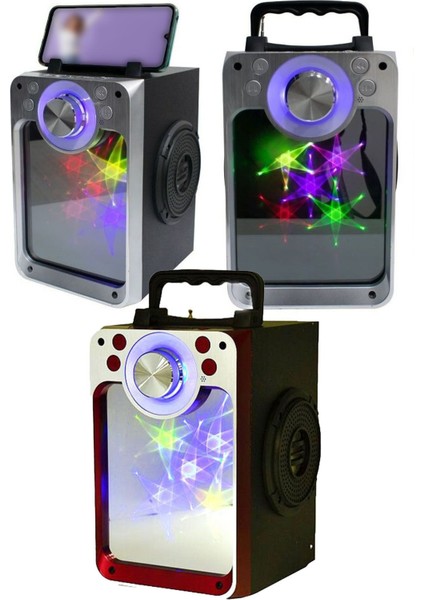 Yüksek Sesli Hoparlör Nostaljik Kaliteli Bt/fm/aux/sd Özellikli Projeksiyonlu Speaker Bluetooth