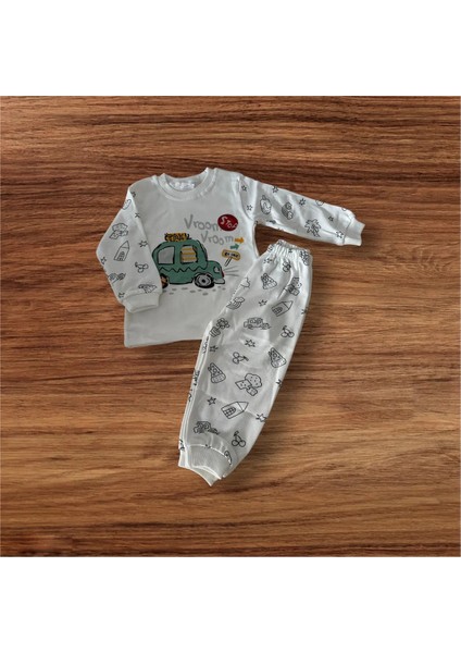 Mevsimlik Pamuklu Çocuk Pijama Takımı