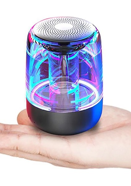 Bluetooth Hoparlör Cam Rgb Aydınlatmalı / Sd Card / USB Drive / 3.5mm Aux / Fm 369 modelleri