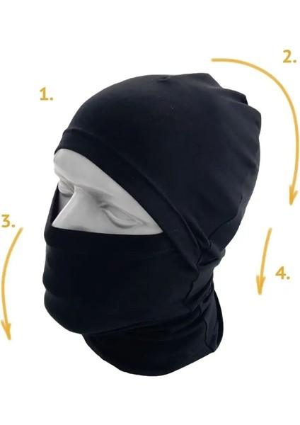 Motorcu Yüzü Tamamen Kapatan Rüzgar Kesici Maske Boyunluk Bisiklet Scooter Motor Kaykay Paten Maske fırsatları