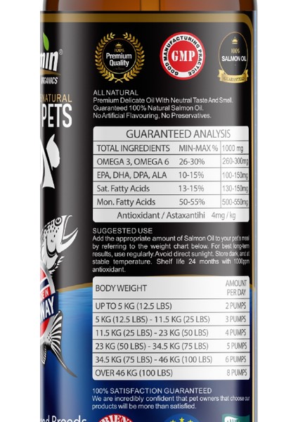 Norveç Somon Yağı 150 ml