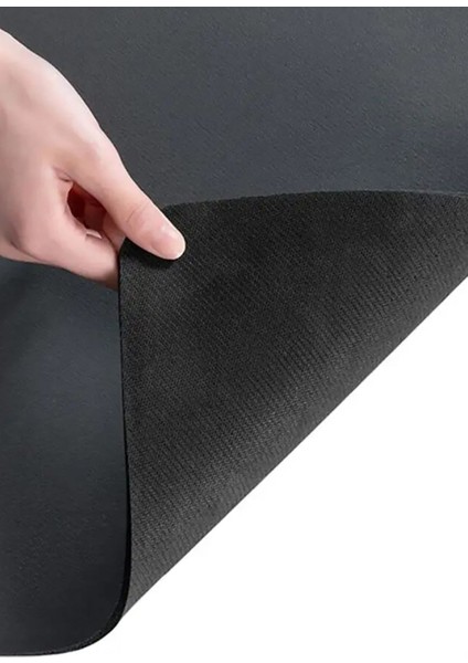 Mutfak Tezgah Üstü Bulaşık Kurutma Matı Siyah 35x50 cm modelleri