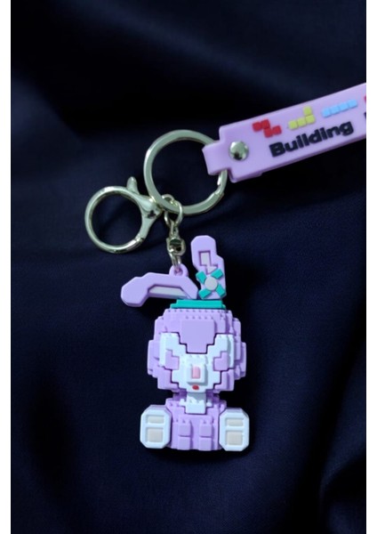 Minecraft 3D Büyük Boy Lüks Anahtarlık ve Çanta Aksesuarı