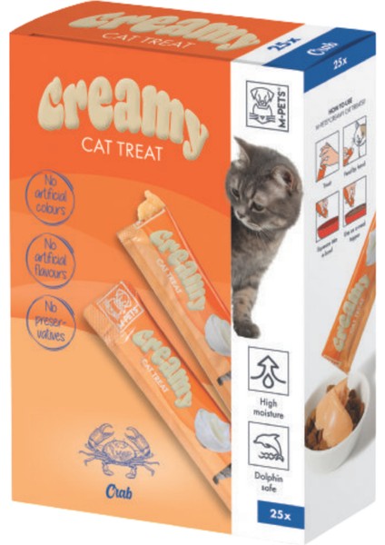 Creamy Yengeçli Krema Kedi Ödülü 25x15 gr