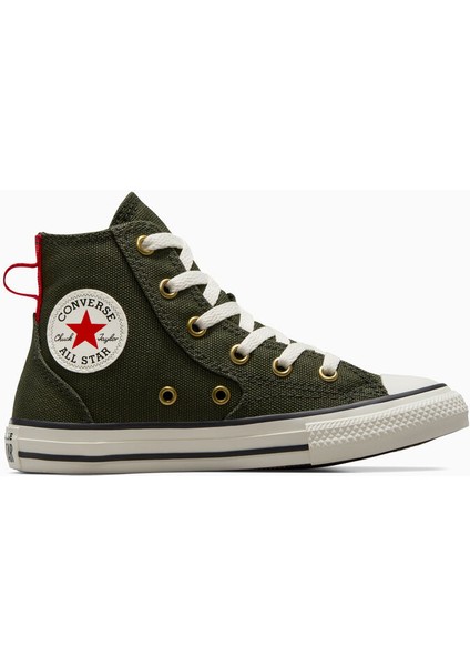 A04711C Chuck Taylor All Star Mfg Craft Remastered Yeşil Çocuk Sneaker Günlük Spor Ayakkabı