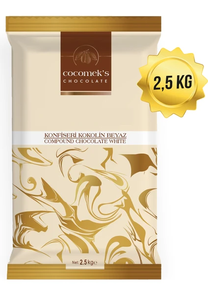 Cocomeks Konfiseri Çikolata Beyaz 2.5 kg