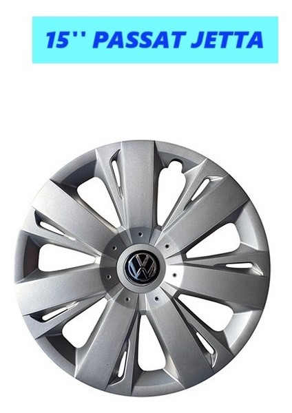 Jant Kapak 15'' Inç Takım (4 Adet) Volkswagen Jetta Passat 2015-