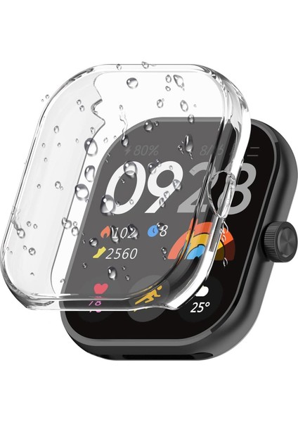 Xiaomi Redmi Watch 4 Uyumlu Şeffaf Silikon Kasa ve Ekran Koruyucu modelleri