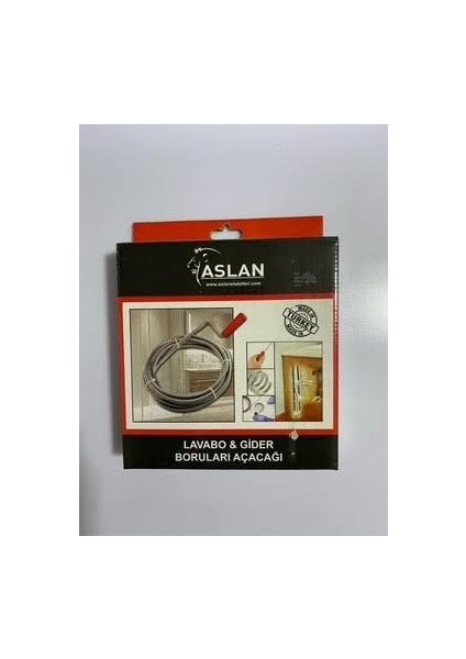 Lavabo ve Kanal Açıcı Spiral Yay Kılavuz Susta 5 Metre
