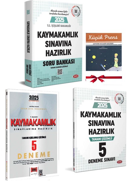 2025 Kaymakamlık Soru Bankası ve 2'li Deneme Sınavı Seti