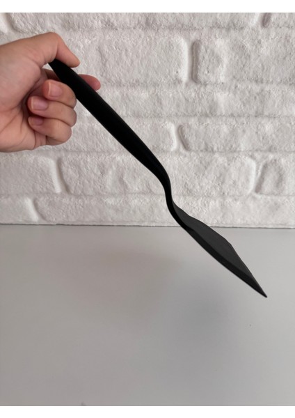 Yeninesilevim Geniş Uçlu Silikon Spatula Köfte Spatulası 12 cm