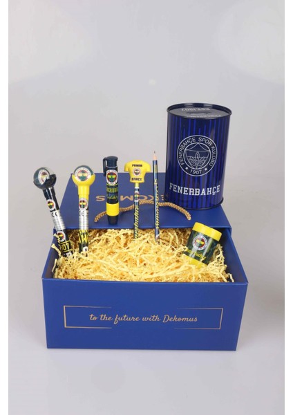 Dekomus Gıft Box Özel Kutulu Fenerbahçe Jumbo Kırtasiye Seti