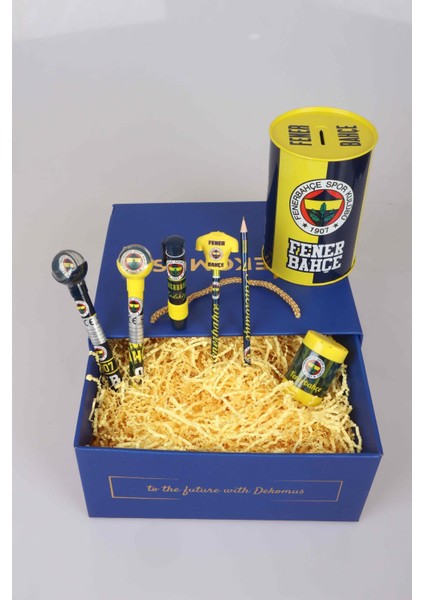 Dekomus Gıft Box Özel Kutulu Fenerbahçe Jumbo Kırtasiye Seti